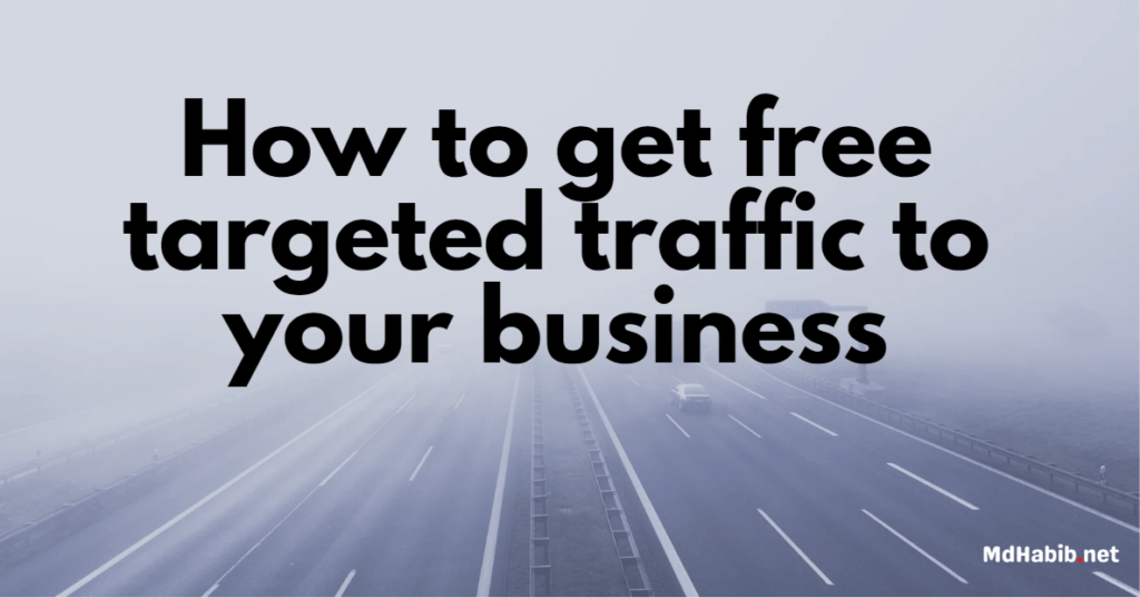 Free trafic to your site